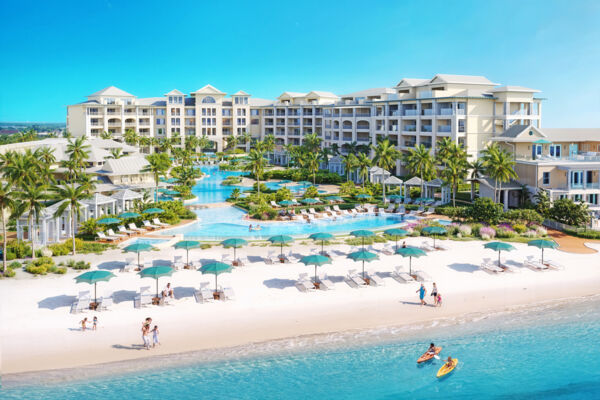 Rendering of the new Treasure Beach Village at Beaches Turks and Caicos.