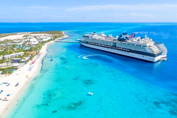 Aerial view of the Grand Turk Cruise Center