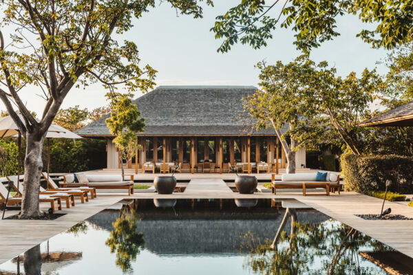 Private luxury villa at the exclusive Amanyara resort