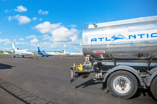 Atlantic Aviation fuel truck