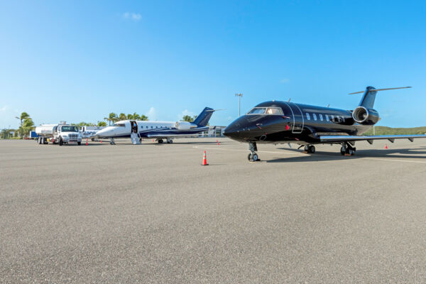 Private jets at Atlantic Aviation