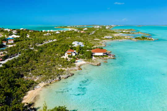 Aerial view of Bashert Cottage and Bashert Villa