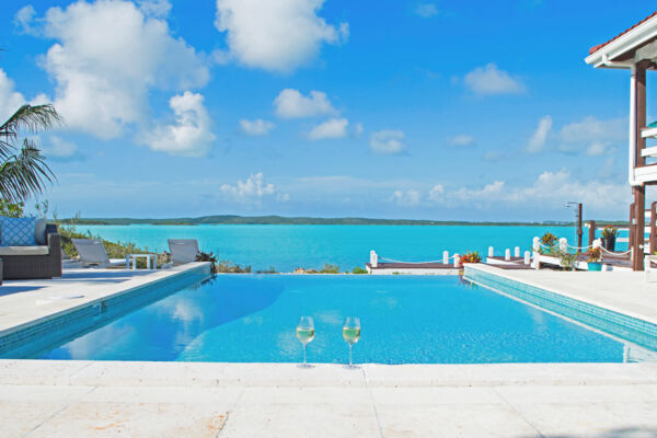 pool and Chalk Sound lagoon