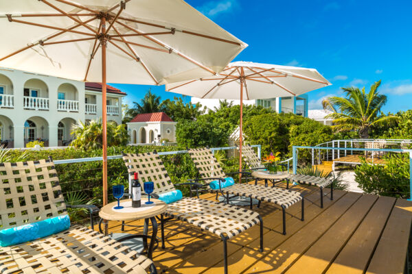 Aerial view of Turtle Cove, Providenciales