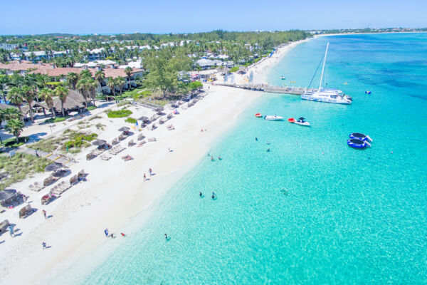 The beach and boat excursions dock at Beaches Turks and Caicos resort