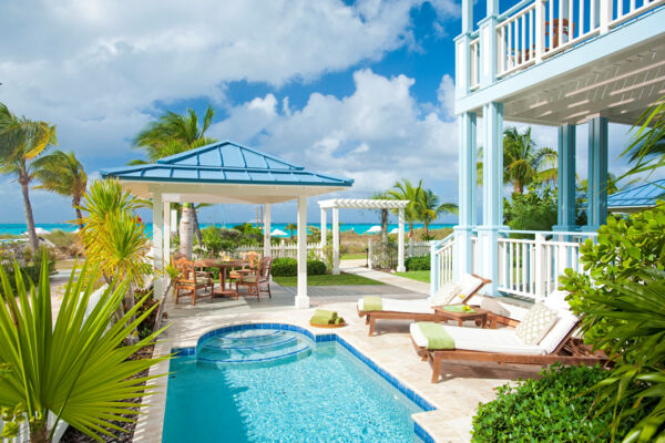 Private pool at a Beaches villa