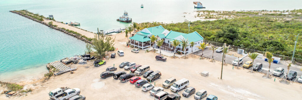 Bellefield Landing harbour on North Caicos