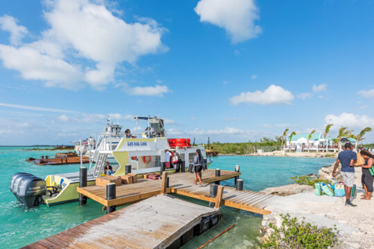 Passenger ferry dock at Bellefield Landing