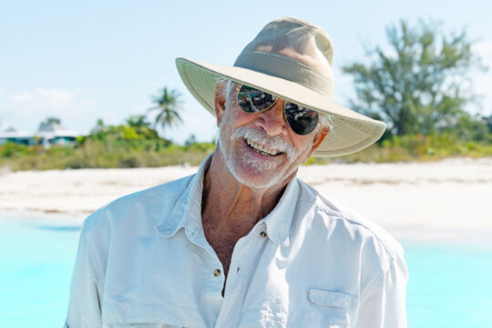 Headshot of Captain Tim, the original builder and owner of the Beluga sailing catamaran.