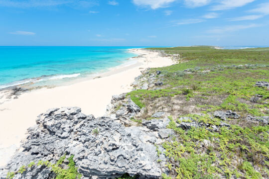 Beach on Big Sand Cay