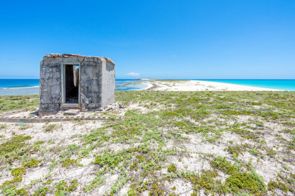 old concrete bunker