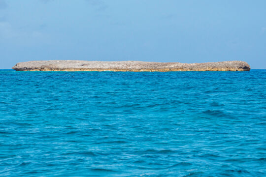 Billy Beefer Rock, a remote and small cay in the Turks and Caicos