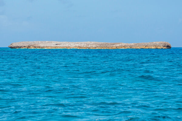 Billy Beefer Rock, a remote and small cay in the Turks and Caicos