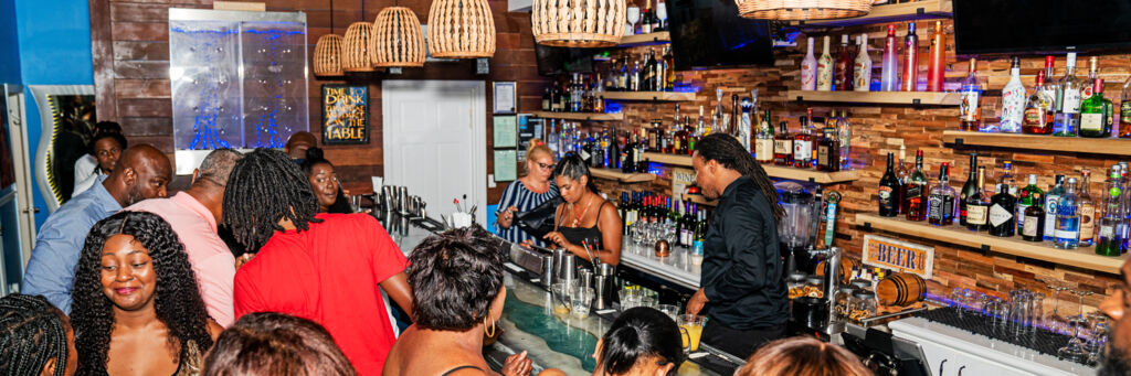 Interior of Blu Bar in Grace Bay