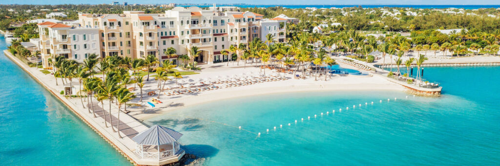 Aerial view of Blue Haven Resort in the Turks and Caicos