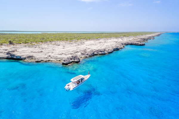 Boat at West Caicos