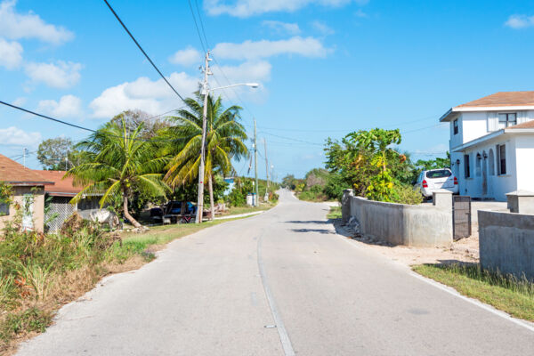 The settlement of Bottle Creek on North Caicos