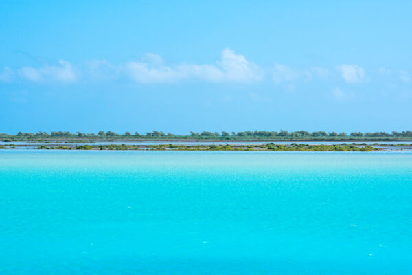 Bottle Creek lagoon and Bay Cay, Turks and Caicos