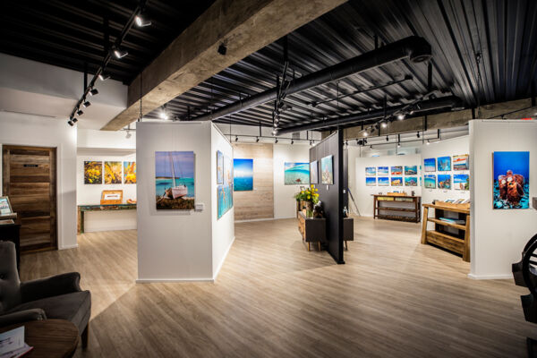 Interior of Brilliant Studios Gallery