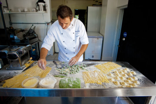 Chef Max Olivari of Caicos Café