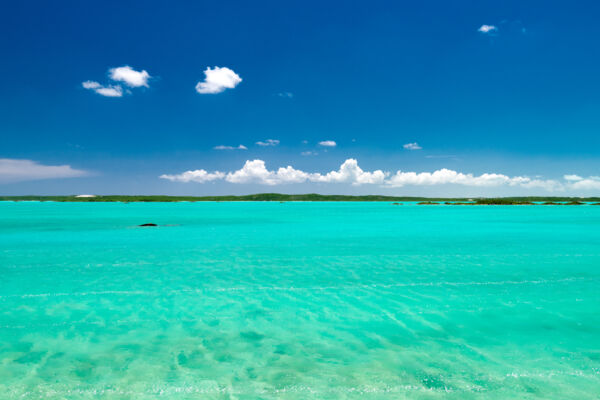 Aerial view of Caicos Cays Villa at Chalk Sound