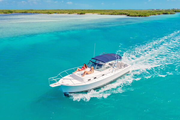 Boat in the Turks and Caicos