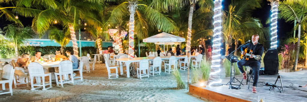 Castaways restaurant in the Turks and Caicos