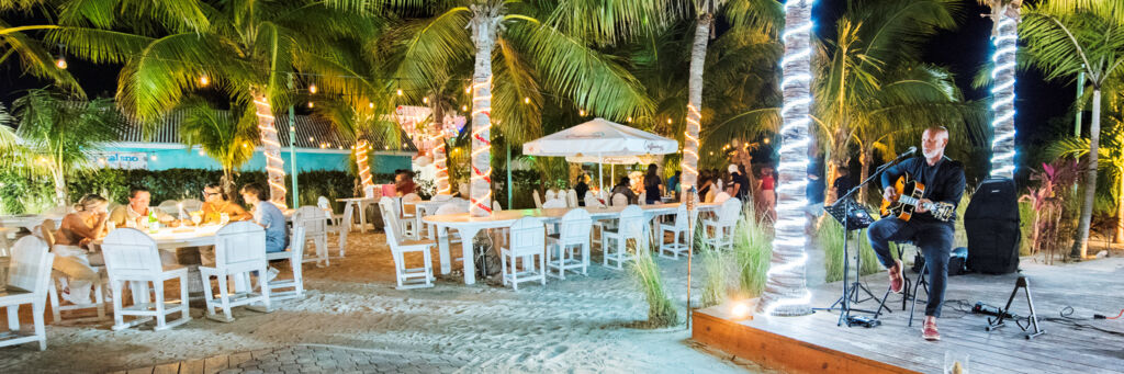Castaways restaurant in the Turks and Caicos