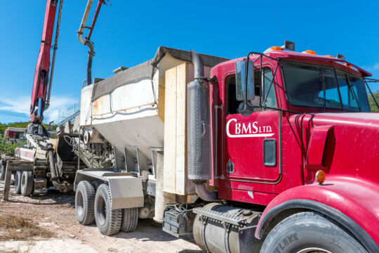 Large CBMS concrete truck