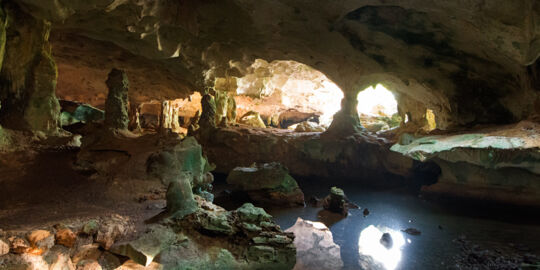 Conch Bar Caves on Middle Caicos