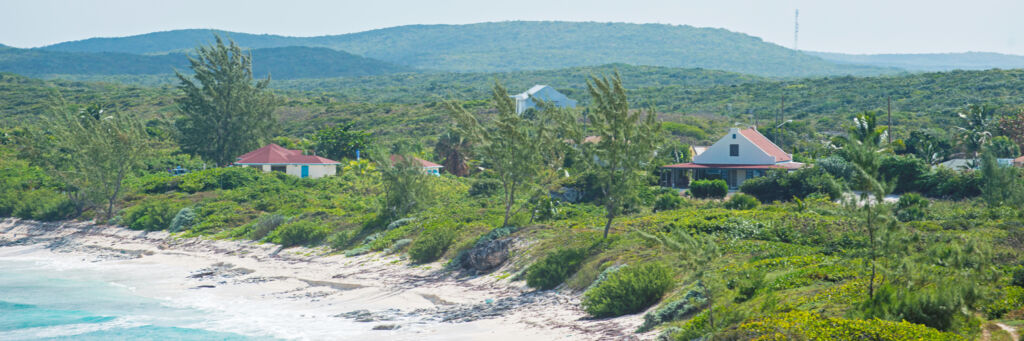 The village of Conch Bar on Middle Caicos