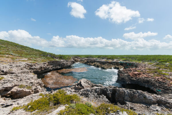 The Blowing Hole on the Crossing Place Trail