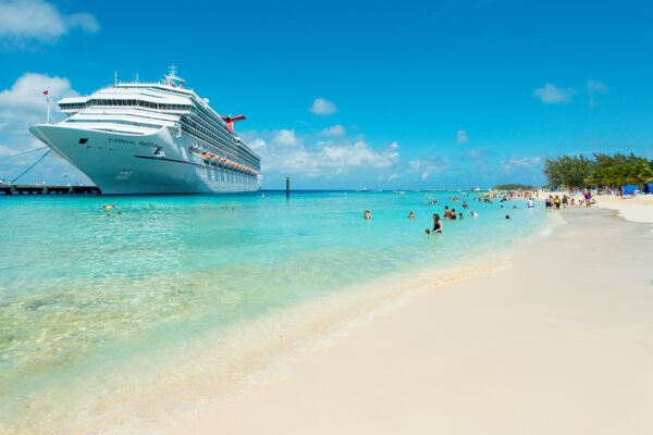 The Cruise Center Beach in the Turks and Caicos