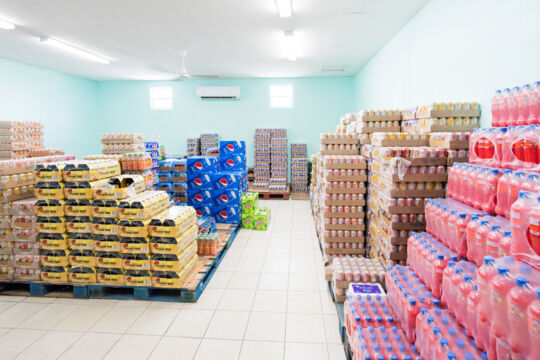 Bottled and canned drinks by the case