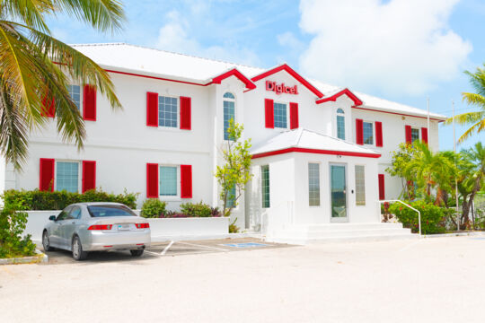 Exterior of Digicel office in Turks and Caicos