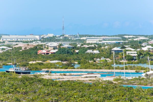 The Discovery Bay region on Providenciales in the Turks and Caicos