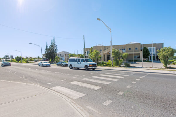 The centre of Downtown in Providenciales