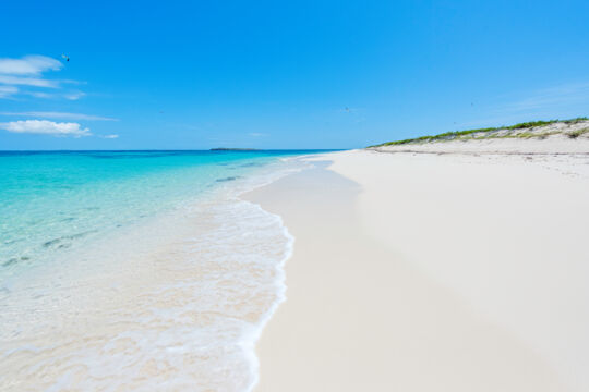 Beach on East Cay