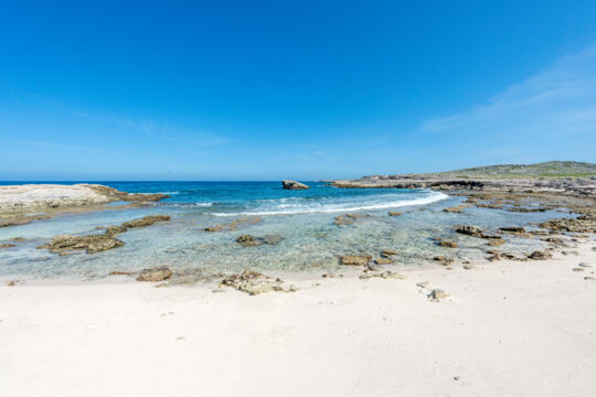 Small beach on East Cay