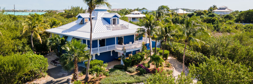 Aerial view of Etoile de Mer villa