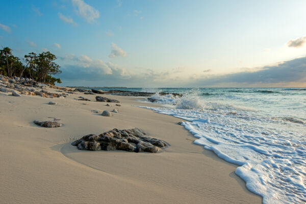 Sunset at Flamingo Creek Bay in the Turks and Caicos