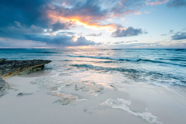 sunset on the west coast of Providenciales