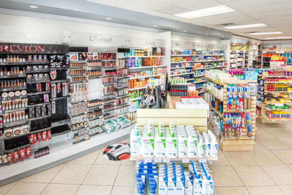 Interior of Flamingo Pharmacy in the Turks and Caicos