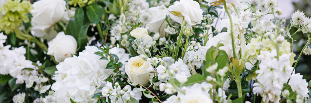 Wedding floral arrangements in the Turks and Caicos