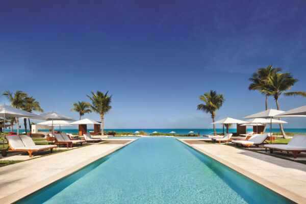 Adult-only pool at the Grace Bay Club