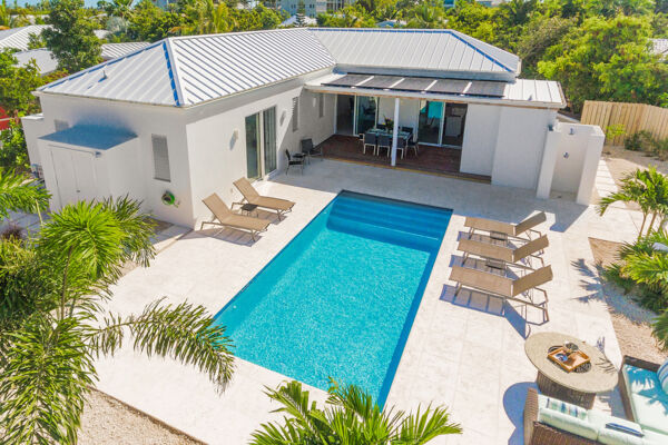 Aerial view of Grace Haven in the Turks and Caicos