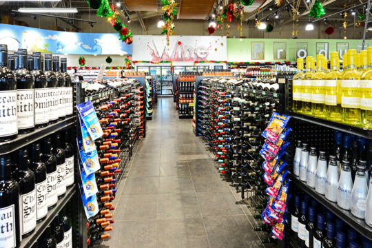 Wine and alcohol for sale at Graceway Gourmet