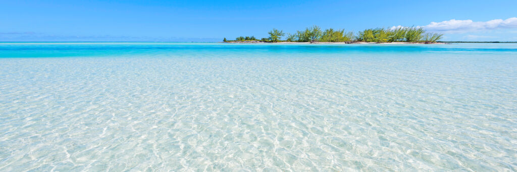 The shallows at Greenwich Creek and Bay Cay