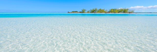 The shallows at Greenwich Creek and Bay Cay