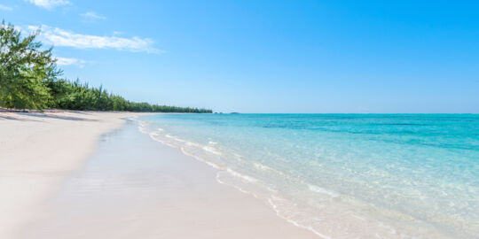 Hollywood Beach on North Caicos in the Turks and Caicos Islands